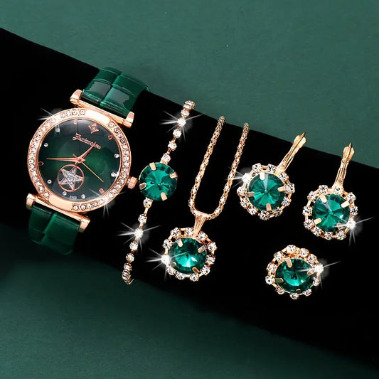 Verdantra Timecourt Set de Joyas | Oro