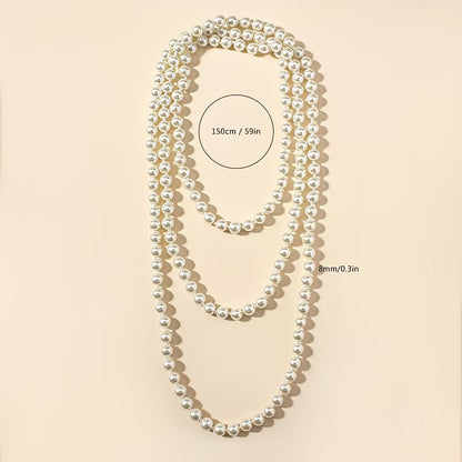 Timeless Double Collar de Perlas