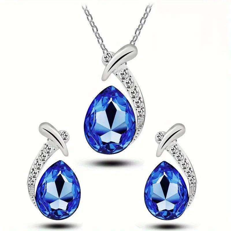 Classic Mermaid Elegance Set de Joyas | Blanco Oro