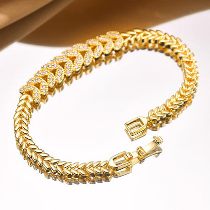 Everleaf Pulsera Tenis | Oro