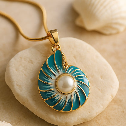 Seashell Perla Oro Collar