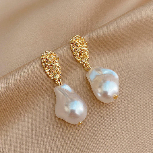 Champagne Dreams Aretes de Perlas