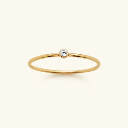 Amelia Birthstone Stacker Anillo