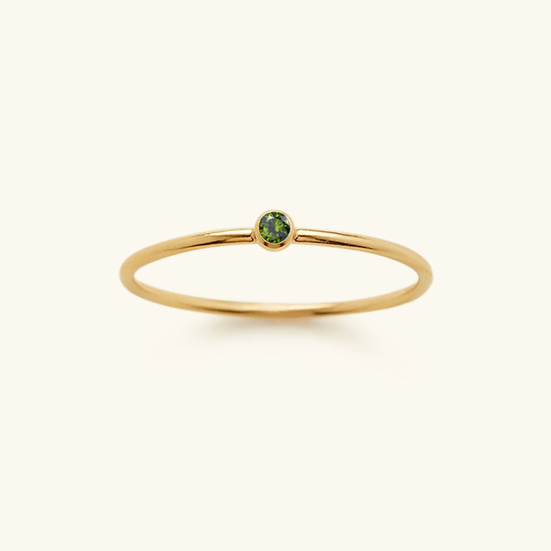 Amelia Birthstone Stacker Anillo