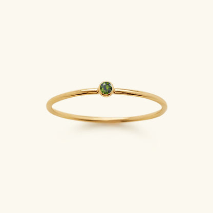 Amelia Birthstone Stacker Anillo