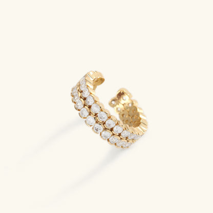 Cassandra Studded Oro Anillo