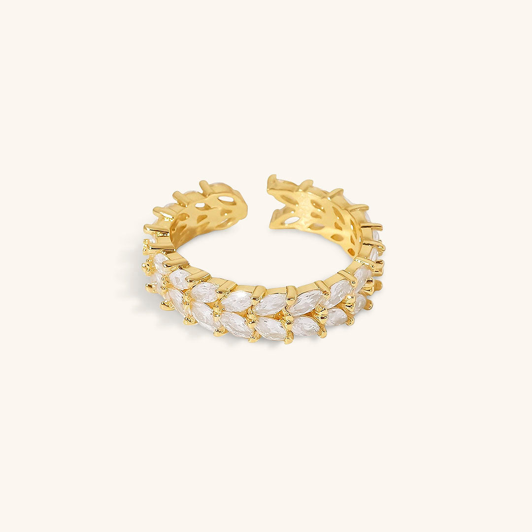 Clarisse Patterned Oro Anillo