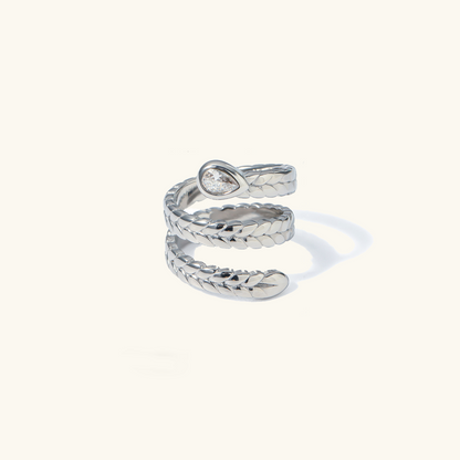 Davina Oro Serpent Anillo