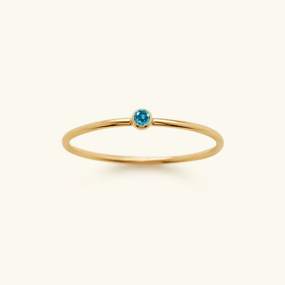 Amelia Birthstone Stacker Anillo