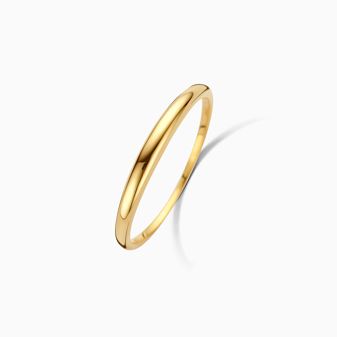 Slim Dome Anillo | Oro