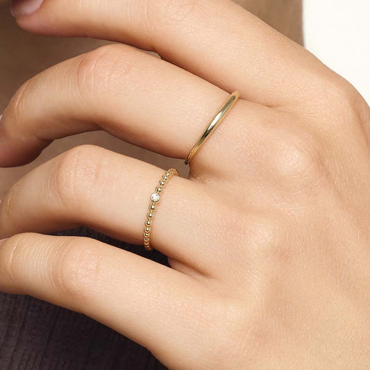 Slim Dome Anillo | Oro