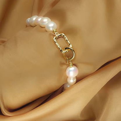 Freshwater Baroque Perlas Pulsera