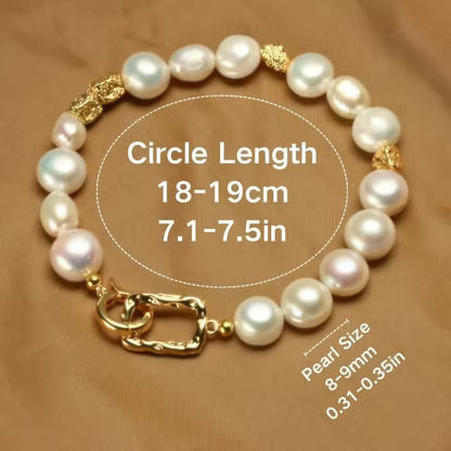 Freshwater Baroque Perlas Pulsera
