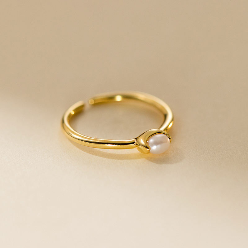 Baroque Anillo de Perlas