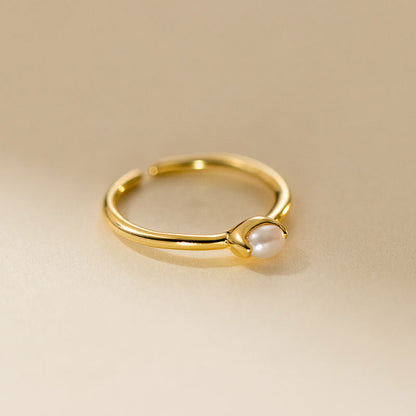 Baroque Anillo de Perlas
