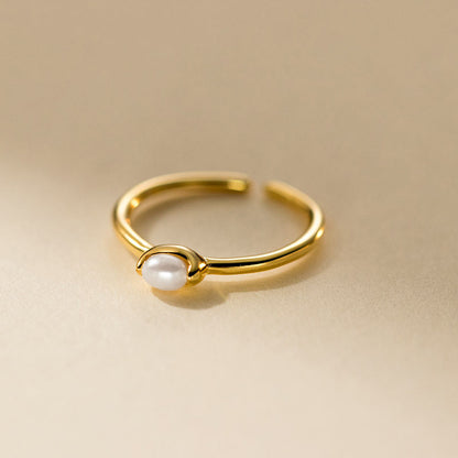 Baroque Anillo de Perlas