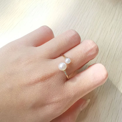 Sophisticated Freshwater Anillo de Perlas