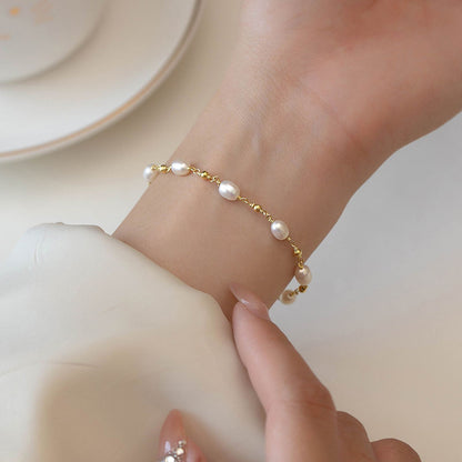 Baroque Perla Strand Pulsera