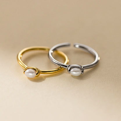 Baroque Anillo de Perlas