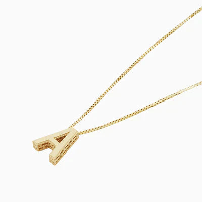Love letter initial collar | Oro