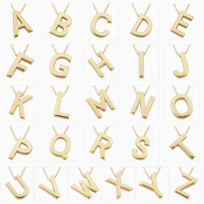 Love letter initial collar | Oro