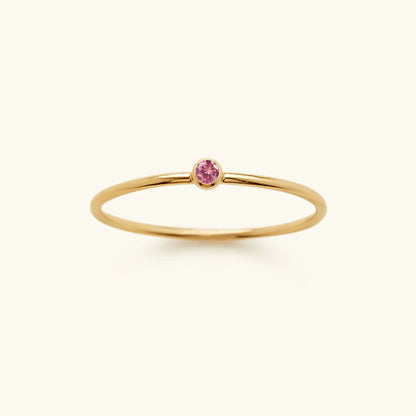 Amelia Birthstone Stacker Anillo