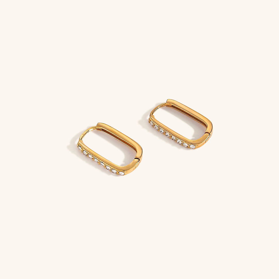 Maya Oro Aretes de Aro