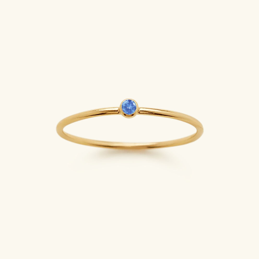 Amelia Birthstone Stacker Anillo