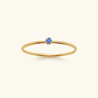 Amelia Birthstone Stacker Anillo