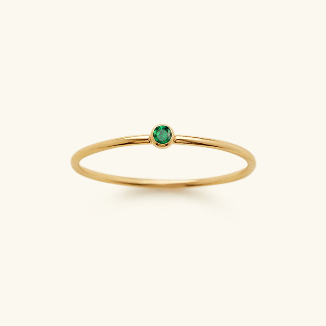 Amelia Birthstone Stacker Anillo