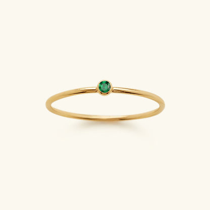 Amelia Birthstone Stacker Anillo