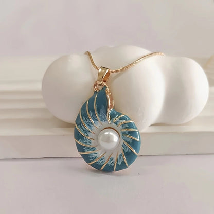 Seashell Perla Oro Collar