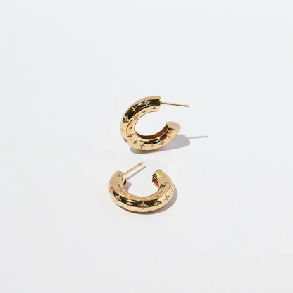 Cosmic Aretes de Aro | Oro