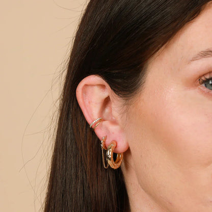 Cosmic Aretes de Aro | Oro