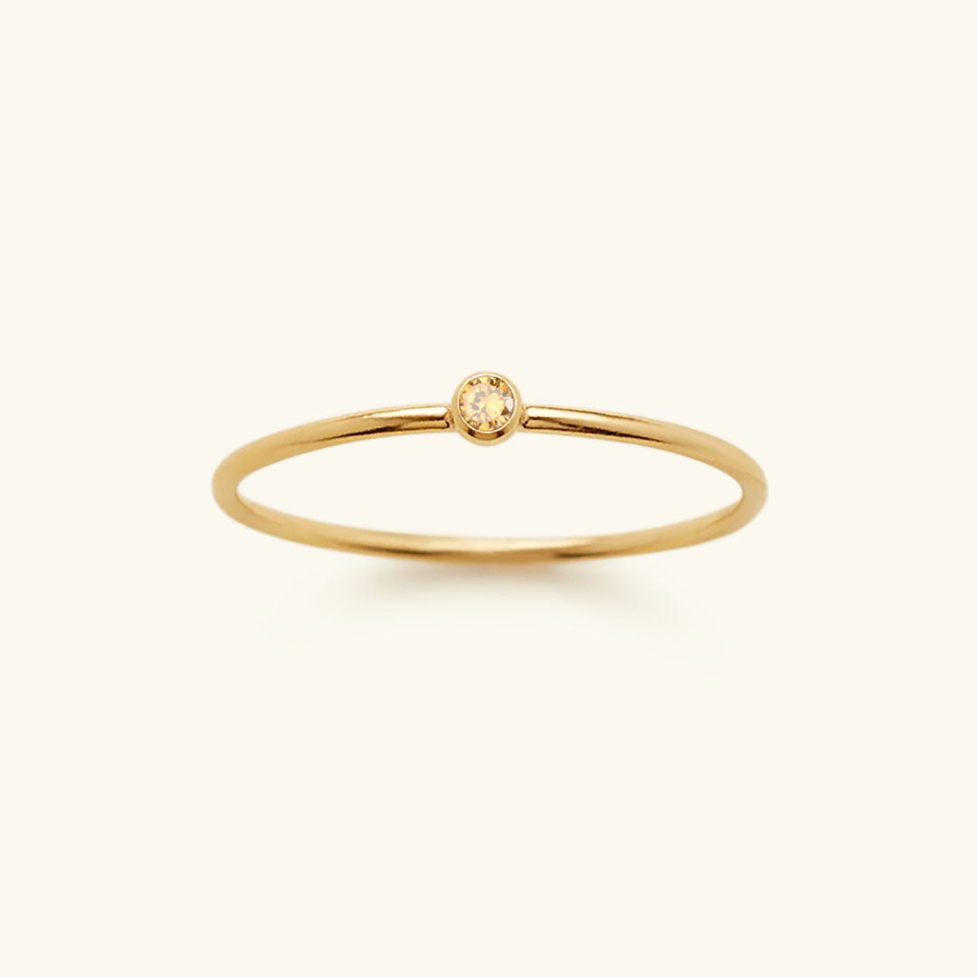 Amelia Birthstone Stacker Anillo