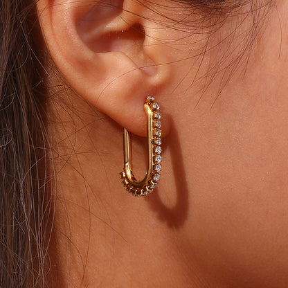 Georgia Diamante Aretes