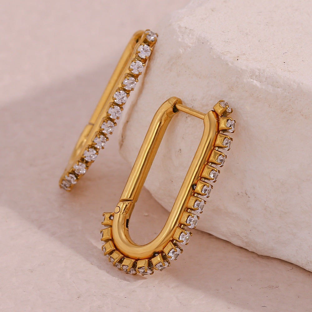 Georgia Diamante Aretes