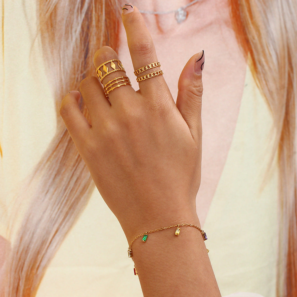 Josephine Gemstone Pulsera