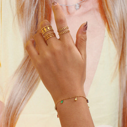 Josephine Gemstone Pulsera