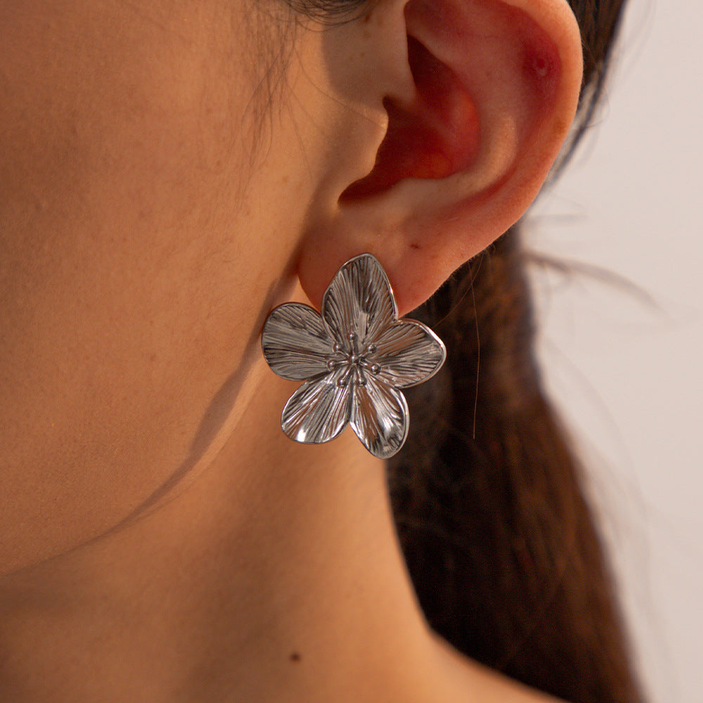 Alice Flower Oro Aretes