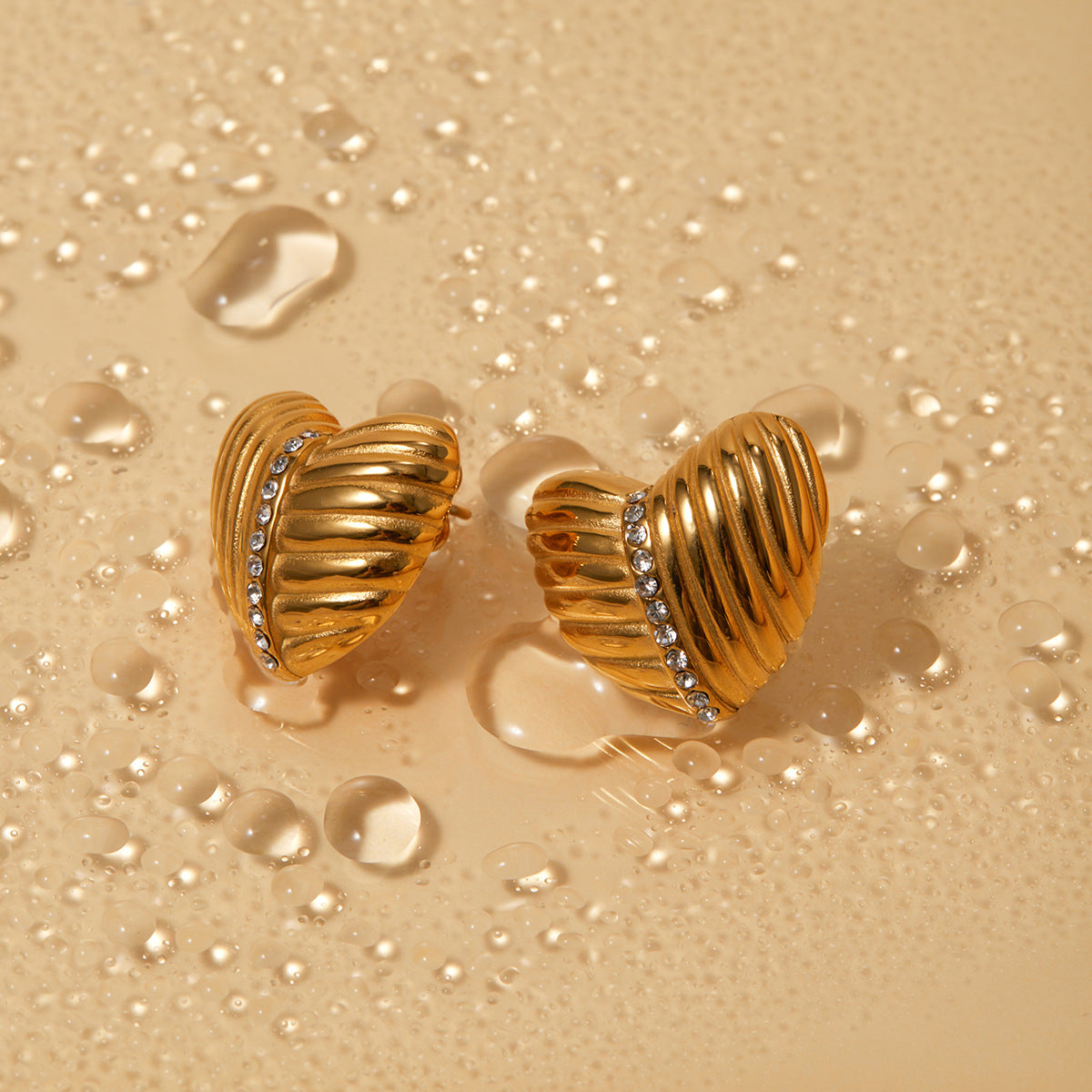 Selene Oro Aretes
