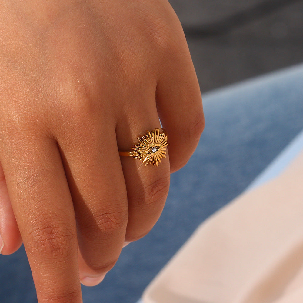 Solana Oro Anillo