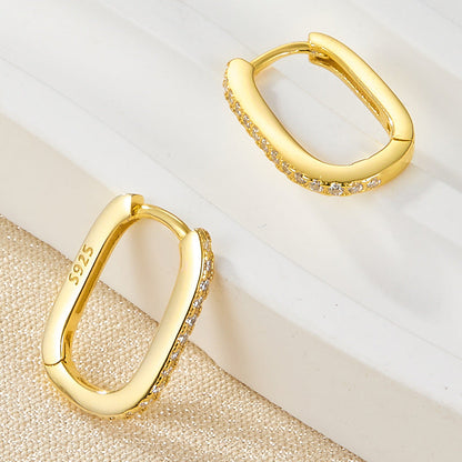 Melissa Oval Aretes de Aro