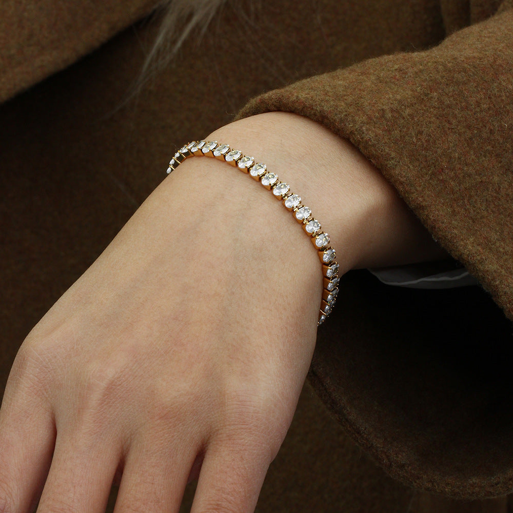Wisteria Diamante Pulsera Tenis