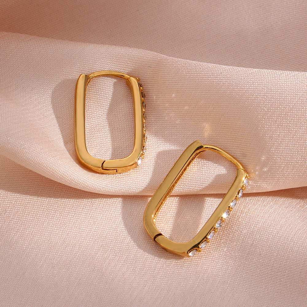 Maya Oro Aretes de Aro