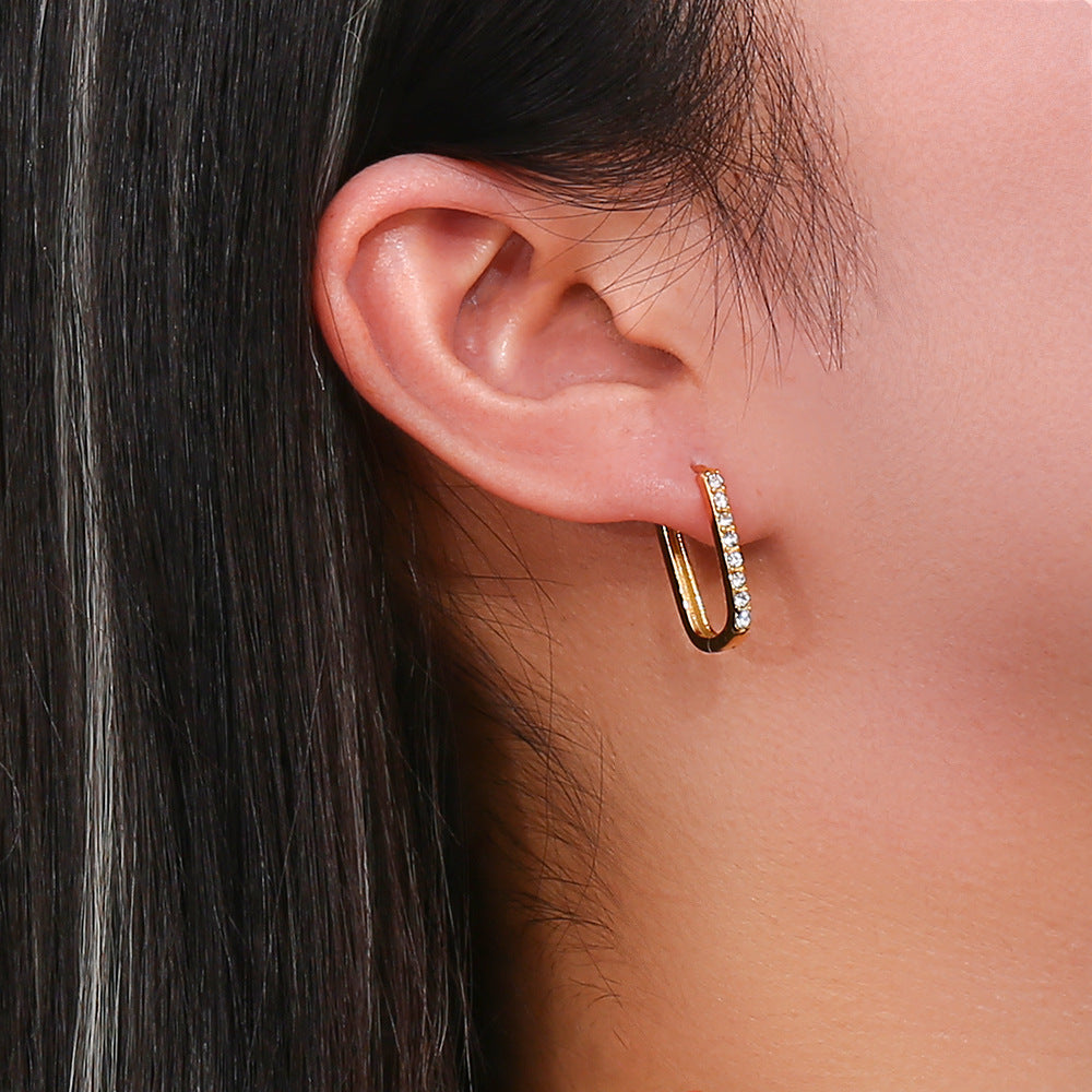 Maya Oro Aretes de Aro