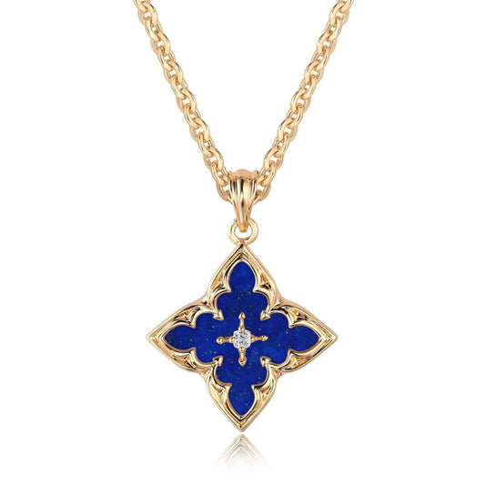Brown Clover Pendant Collar | Oro