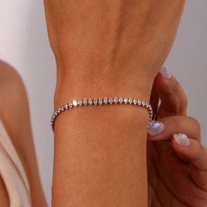 Wisteria Diamante Pulsera Tenis