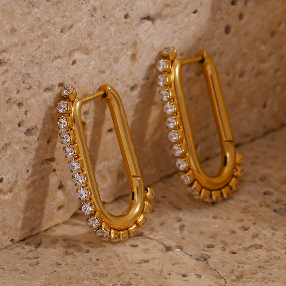 Georgia Diamante Aretes