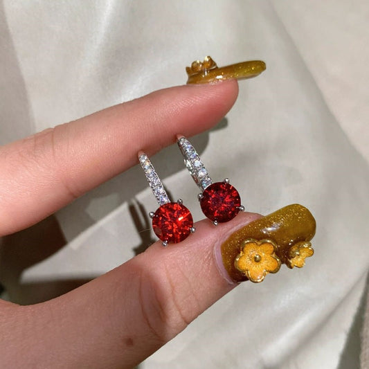 Celira Orvane Aretes | Blanco Oro